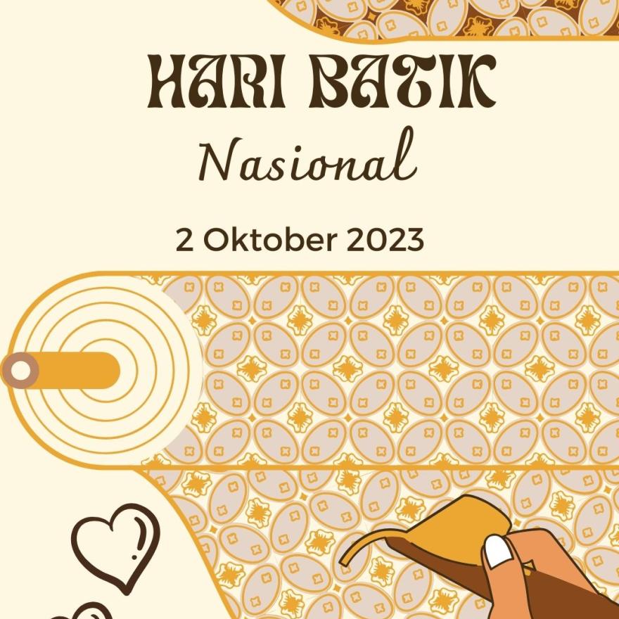 Selamat Hari Batik Nasional 2 Oktober 2023